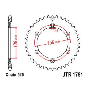 Hammasratas JTR 1791.43