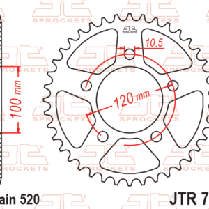 Hammasratas JTR703, 42 hambaga
