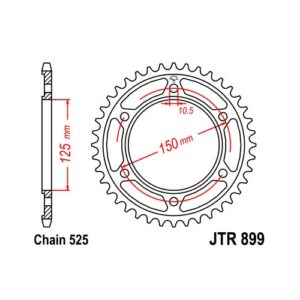 Hammasratas JTR899, 42 hambaga