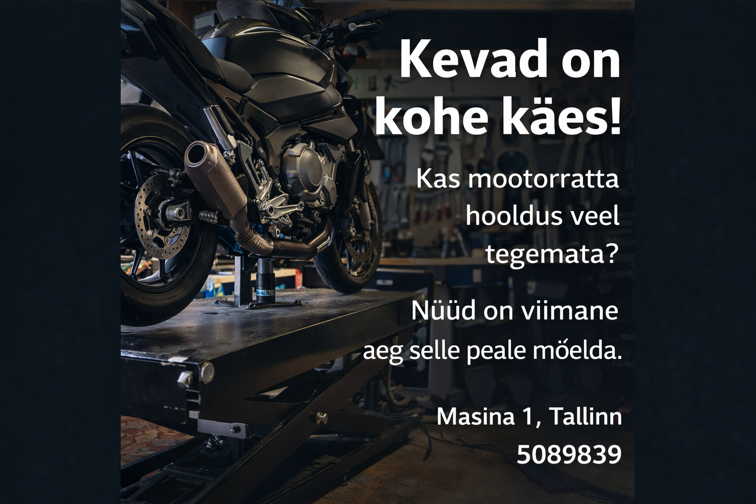 Kevadine mootorratta hooldus Motostationis