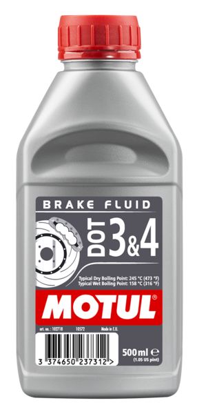 Pidurivedelik Motul DOT 3 & 4, 0,5L